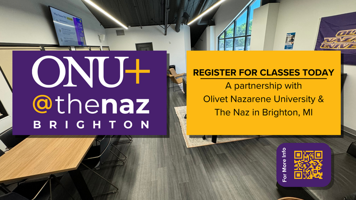 ONU+ (Olivet Nazarene University at The Naz) logo