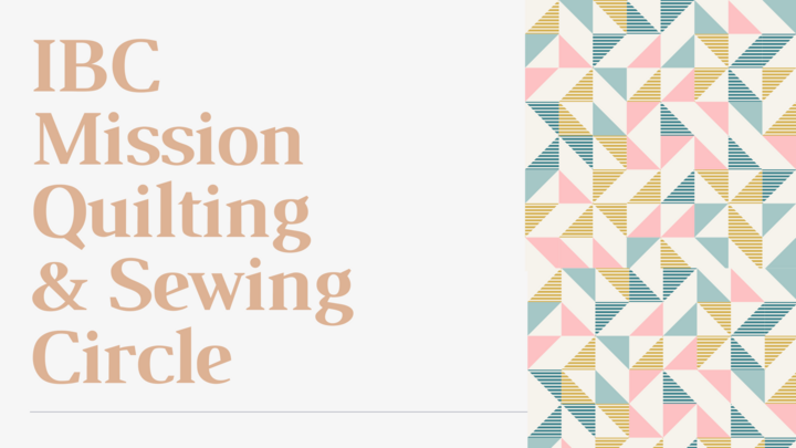 IBC Mission Quilting and Sewing Circle logo
