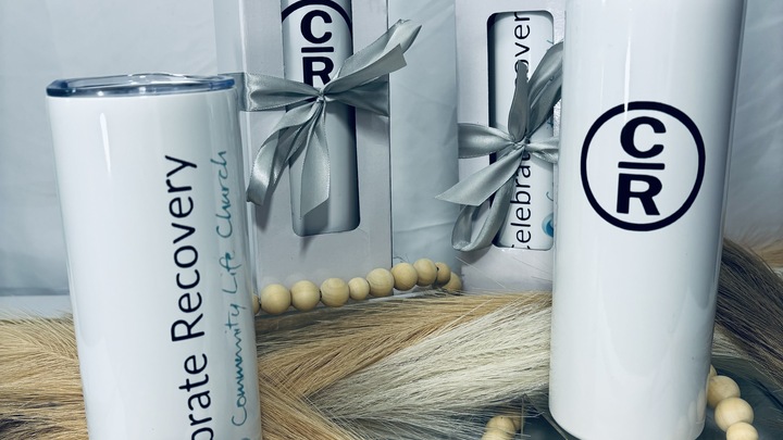 Celebrate Recovery Tumbler logo