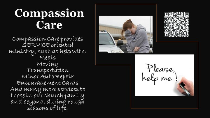 Compassion Care--"I Need Help!" logo