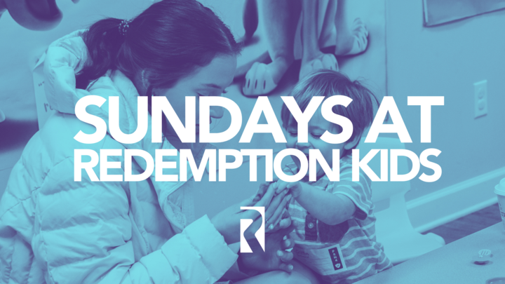 Sundays at Redemption Kids logo
