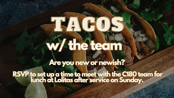 Tacos w/ the Team logo