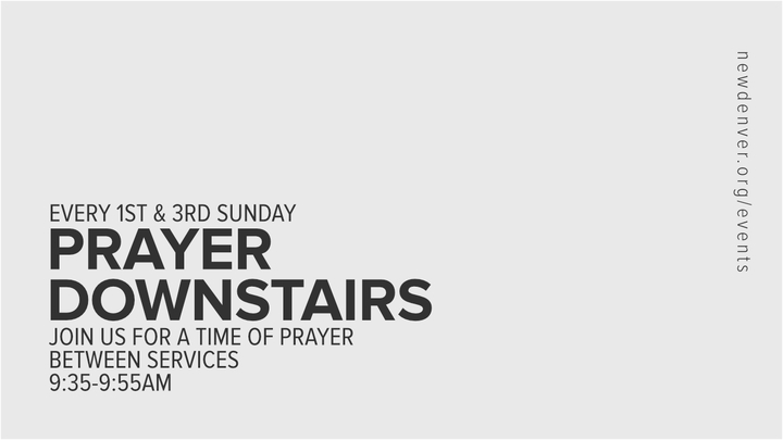 NOV 2 & NOV 16 Prayer Downstairs logo