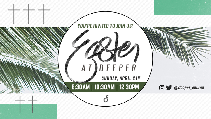 Deeper Fellowship Church - Easter 2019 - Sunday Service RSVP logo image