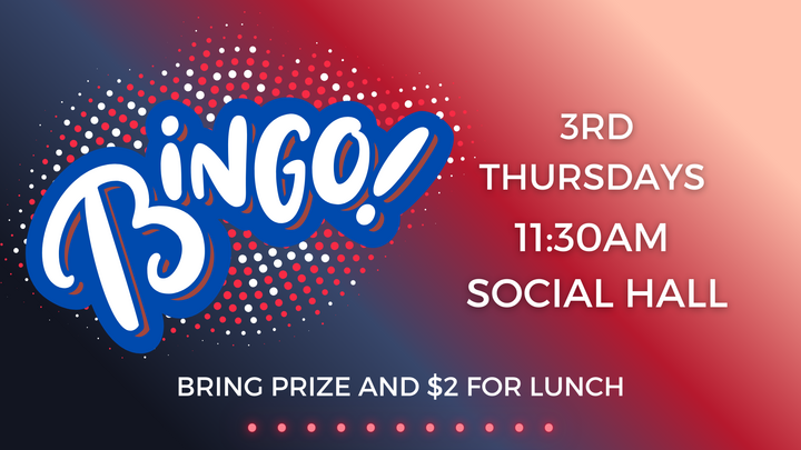 Senior BINGO & Lunch logo