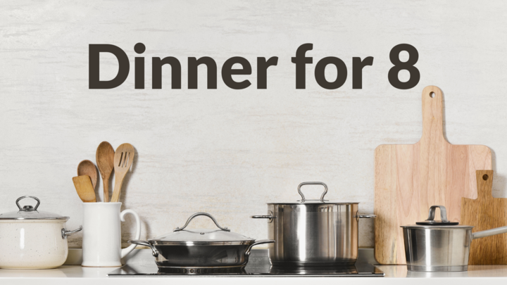 Dinner for 8 - July 19 logo