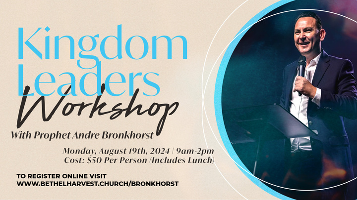 Kingdom Leaders Workshop with Prophet Andre Bronkhorst logo