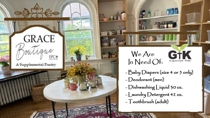 Grace Boutique - January Donations logo