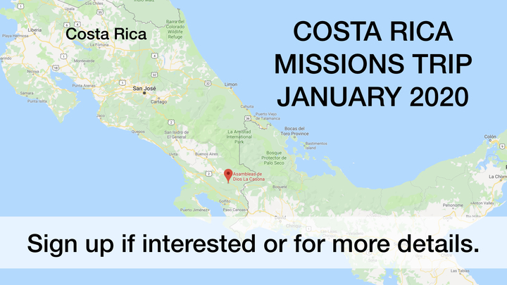 Costa Rica Missions Trip- February 2020 logo image