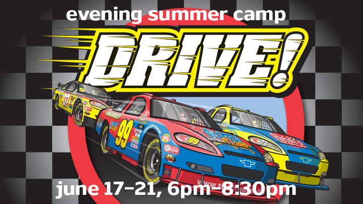 "Drive!" Evening Summer Camp logo image