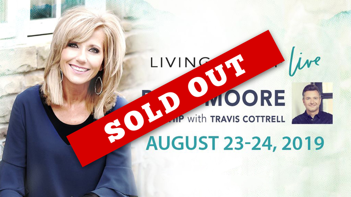 Living Proof Live - Beth Moore, Worship with Travis Cottrell logo image