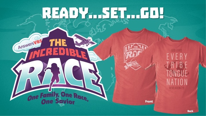 THE INCREDIBLE RACE VBS 2019 logo image