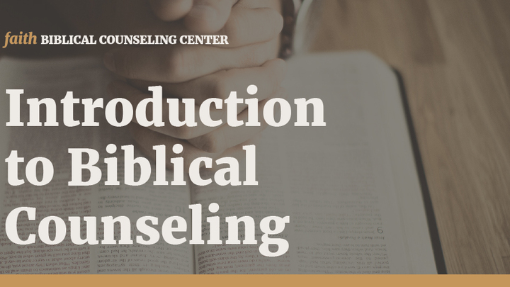 ONLINE Intro to Biblical Counseling Class logo