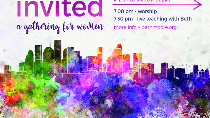 Invited - A gathering of Women with Beth Moore logo image