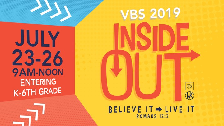 VBS Inside Out: Believe It. Live It. logo image