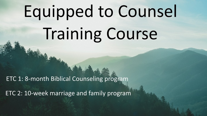 Equipped to Counsel Courses 2019-2020 logo image