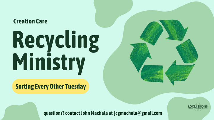 Creation Care - Recycling Ministry logo