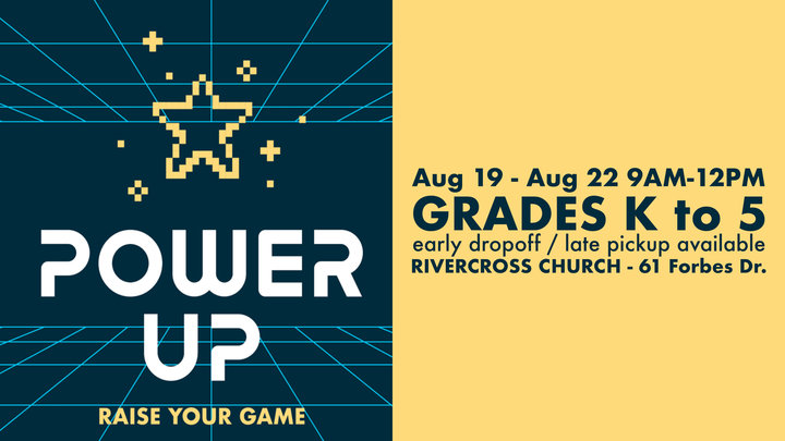 RiverCross Camp 4 - POWER UP! : Aug 19-Aug 22, 9am-12pm (grades K-5) logo image
