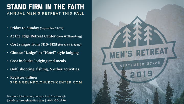 Men's Retreat 2019 logo image