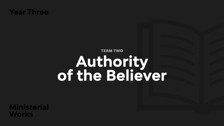 Term 2 - Authority of the Believer logo image