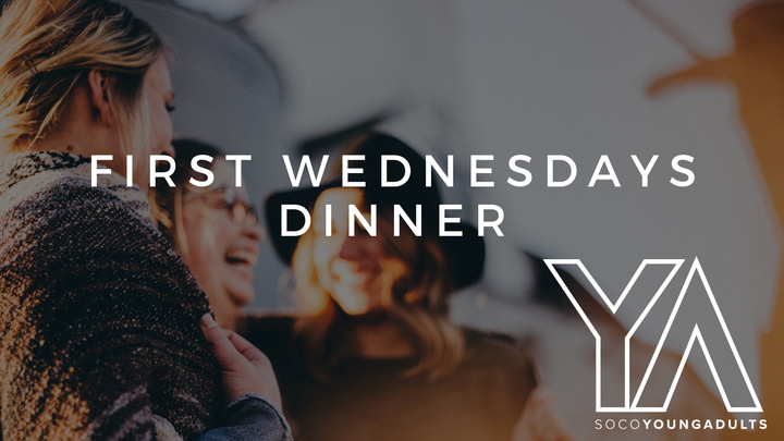 Young Adults First Wednesday Dinner logo image