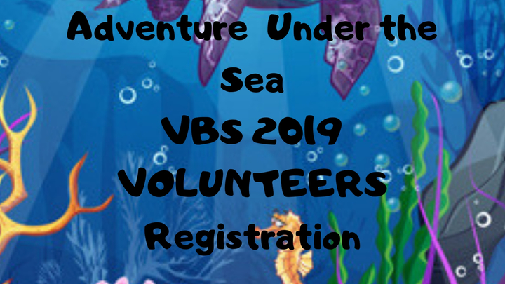 2019 VBS Volunteers Registration logo image