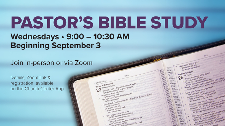 Pastor's Weekly Bible Study logo