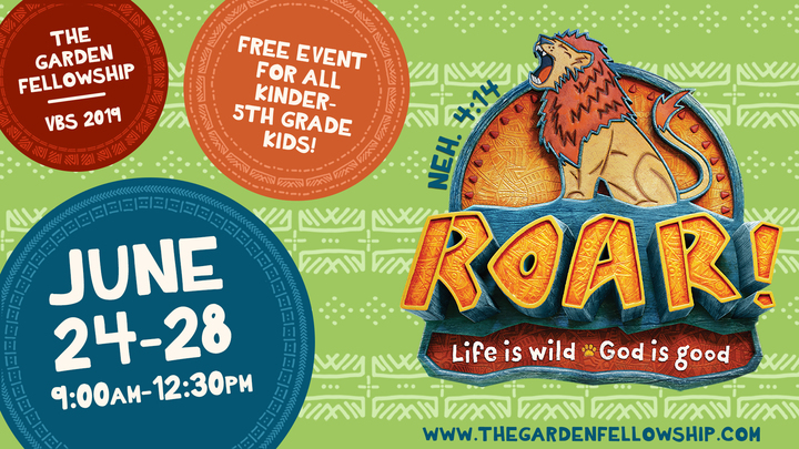 VBS 2019: ROAR! logo image