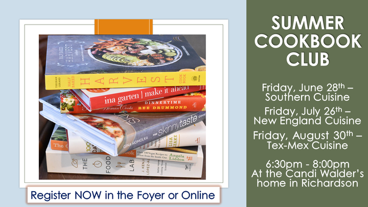Summer Cookbook Club - NO Cost! logo image