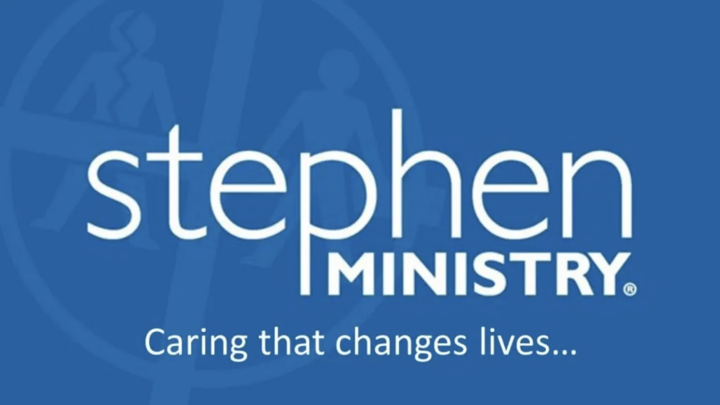 Stephen Ministry: TRAINING for People Who Care! logo