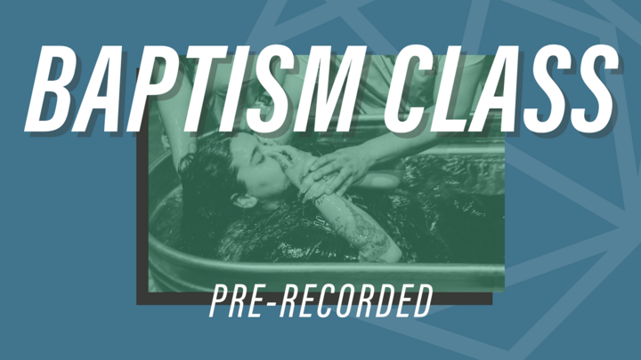 Self-Paced Baptism Class logo