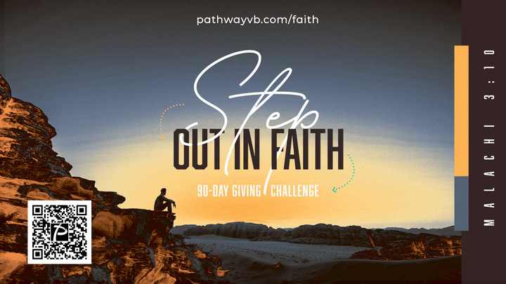 Step Out in Faith: 90-Day Giving Challenge logo
