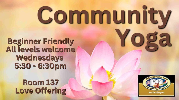 Yoga Class - Partnered with Tamilnadu Foundation logo