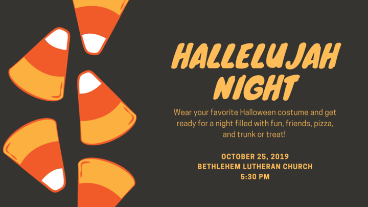 Hallelujah Night Volunteer Sign Up logo image