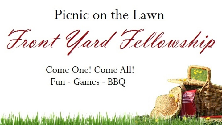 Front Yard Fellowship -- Free BBQ: Tuesday, August 20th! logo image