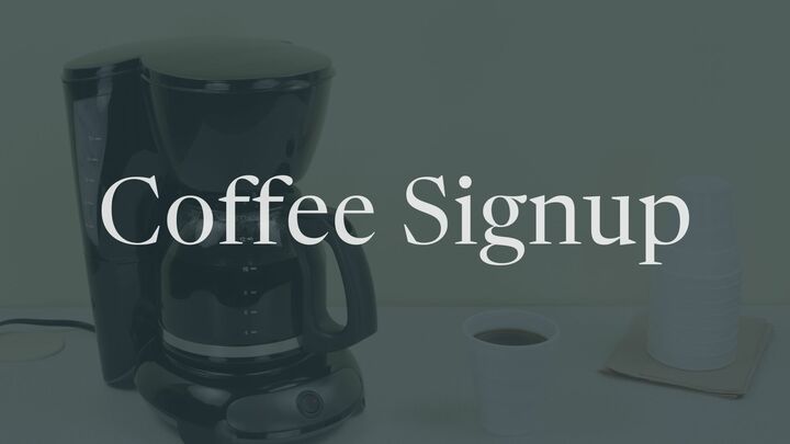Fellowship Time (Coffee) Sign-up logo