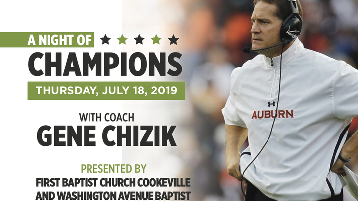 A Night of Champions with Guest Gene Chizik logo image