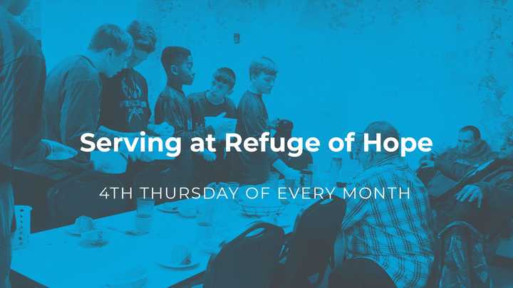 Serving Meals at Refuge of Hope logo image