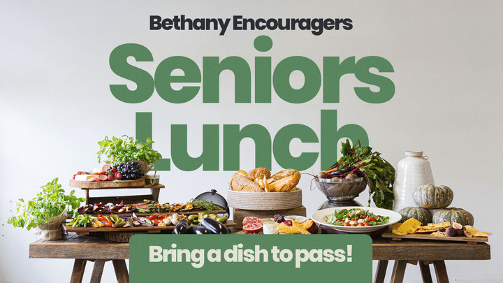 Seniors Potluck Lunch logo