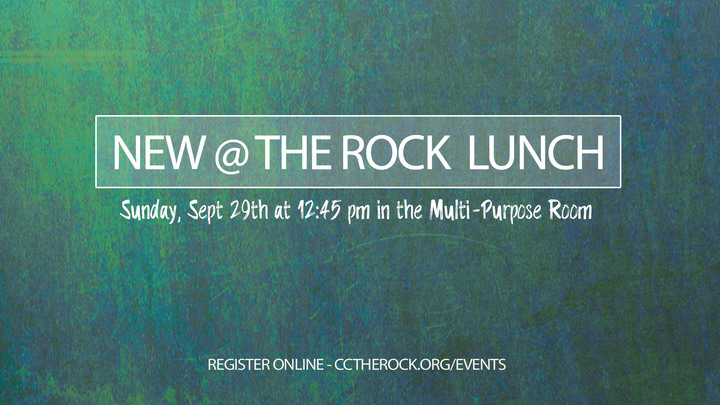 New @ The Rock Lunch logo image