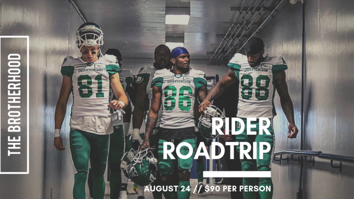 The Brotherhood Rider Roadtrip to Mosaic Stadium logo image