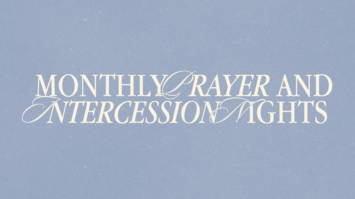 Monthly Prayer and Intercession Nights logo