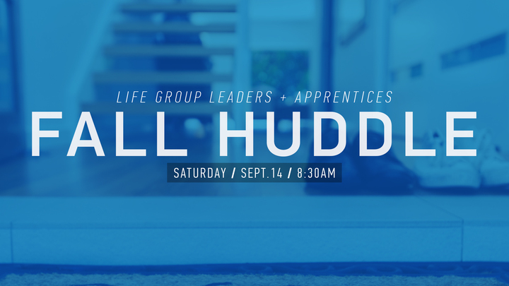 LIfe Group Leader Huddle logo image