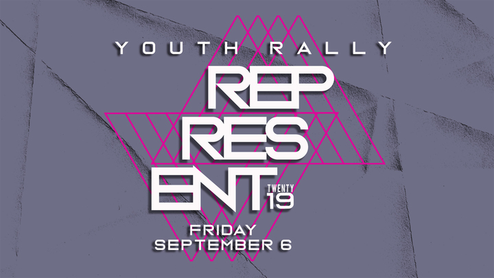 Represent Youth Rally logo image