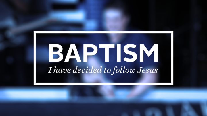 I want to be Baptized logo