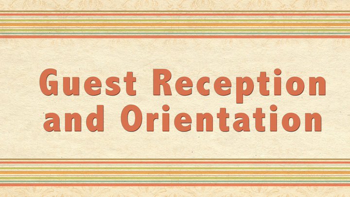 Guest Reception & Orientation logo image