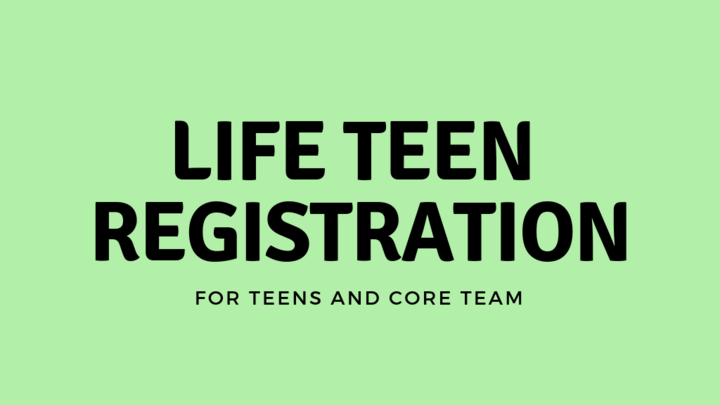 2019-2020 Life Teen Registration logo image