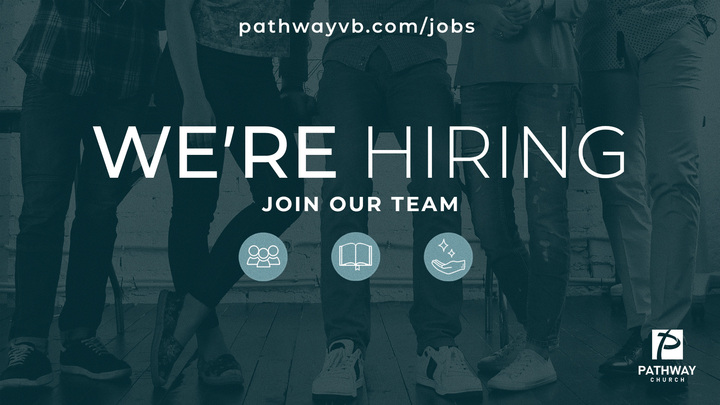 We're Hiring! Join our Team logo