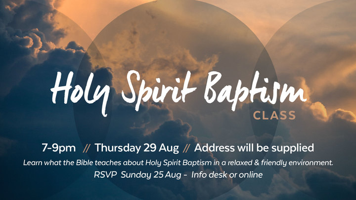 Holy Spirit Baptism Class logo image