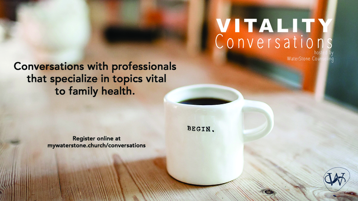 WaterStone Counseling Vitality Conversation Schedule logo image